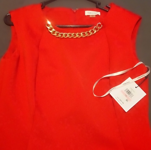 Women's Calvin Klein Sz 10 Dress - Picture 4 of 9